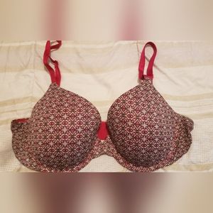 Victoria'S Secret bra red floral print size 36C